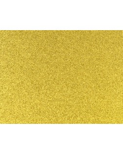 Goma eva con purpurina biodegradable liderpapel 50x70cm 60g/m2 espesor 2 mm oro