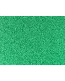 Goma eva con purpurina biodegradable liderpapel 50x70cm 60g/m2 espesor 2 mm verde