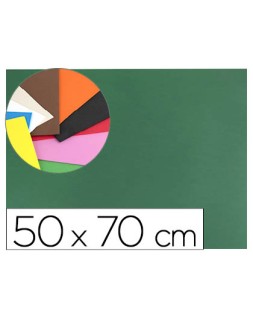 Goma eva liderpapel 50x70cm 60g/m2 espesor 1.5mm verde oscuro
