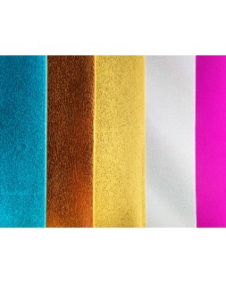 Goma eva liderpapel 50x70 cm espesor 2 mm metalizada plata