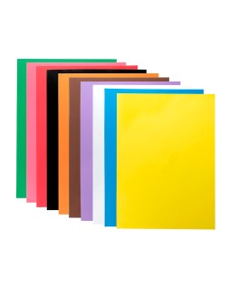 Goma eva liderpapel 50x70cm 60g/m2 espesor 1,5mm colores surtidos