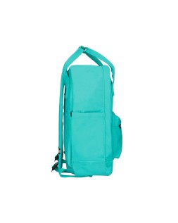 Mochila antartik 2 asas y bolsillos exteriores menta 300x115x390 mm