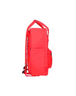 Mochila antartik 2 asas y bolsillos exteriores color rojo 300x115x390 mm