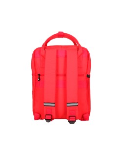 Mochila antartik 2 asas y bolsillos exteriores color rojo 300x115x390 mm