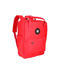 Mochila antartik 2 asas y bolsillos exteriores color rojo 300x115x390 mm