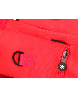 Mochila antartik 2 asas y bolsillos exteriores color rojo 300x115x390 mm