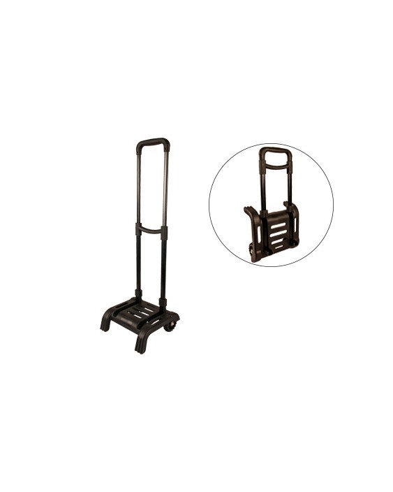 Carro portamochilas liderpapel plegable negro 860x280x260 mm