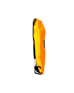 Mochila saco plano antartik bolsillo interior con cremallera color mostaza 350x400 mm