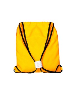 Mochila saco plano antartik bolsillo interior con cremallera color mostaza 350x400 mm