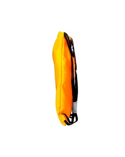 Mochila saco plano antartik bolsillo interior con cremallera color mostaza 350x400 mm