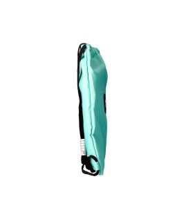Mochila saco plano antartik bolsillo interior con cremallera color verde menta 350x400 mm