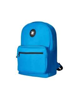 Mochila antartik con asa y bolsillo frontal con cremallera color azul 320x140x430 mm