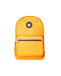 Mochila antartik con asa y bolsillo frontal con cremallera color mostaza 320x140x430 mm