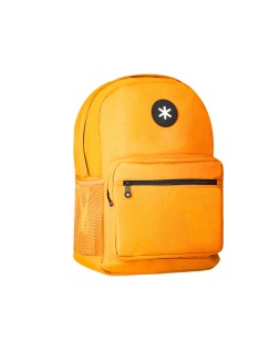 Mochila antartik con asa y bolsillo frontal con cremallera color mostaza 320x140x430 mm