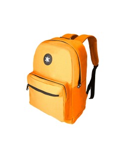 Mochila antartik con asa y bolsillo frontal con cremallera color mostaza 320x140x430 mm