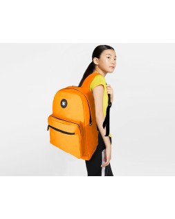 Mochila antartik con asa y bolsillo frontal con cremallera color mostaza 320x140x430 mm