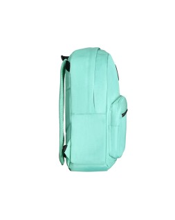 Mochila antartik con asa y bolsillo frontal con cremallera color verde menta 320x140x430 mm