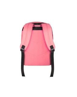 Mochila antartik con asa y bolsillo frontal con cremallera color coral 320x140x430 mm