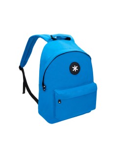 Mochila antartik con asa y bolsillos con cremallera color azul 310x160x410 mm