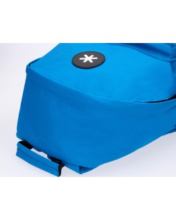 Mochila antartik con asa y bolsillos con cremallera color azul 310x160x410 mm