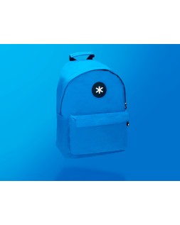 Mochila antartik con asa y bolsillos con cremallera color azul 310x160x410 mm