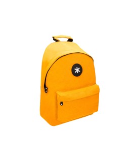 Mochila antartik con asa y bolsillos con cremallera color mostaza 310x160x410 mm