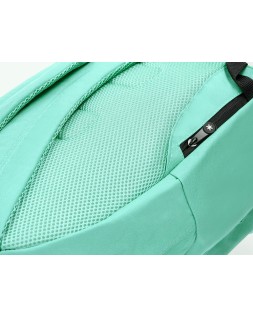 Mochila antartik con asa y bolsillos con cremallera color verde menta 310x160x410 mm