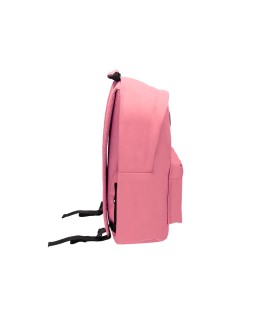 Mochila antartik con asa y bolsillos con cremallera color coral 310x160x410 mm