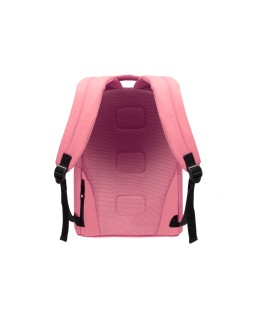 Mochila antartik con asa y bolsillos con cremallera color coral 310x160x410 mm