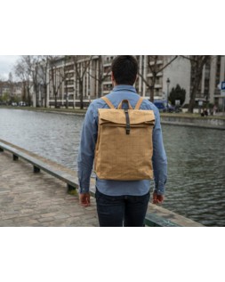 Mochila exacompta eterneco cuero imitacion vegetal 360x100x450 mm