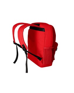 Mochila antartik con asa y bolsillo frontal con cremallera color rojo 320x140x430 mm