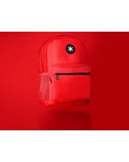 Mochila antartik con asa y bolsillo frontal con cremallera color rojo 320x140x430 mm