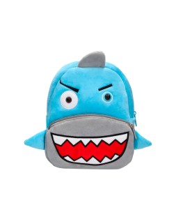 Mochila preescolar liderpapel peluche infantil tiburon 260x100x240 mm