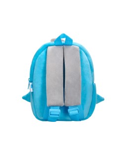 Mochila preescolar liderpapel peluche infantil tiburon 260x100x240 mm