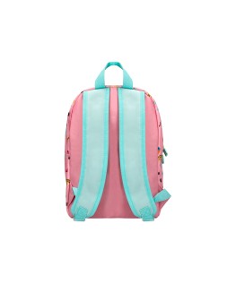 Mochila escolar liderpapel safari infantil rosa cebra 330x110x250