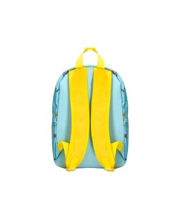 Mochila escolar liderpapel safari infantil azul leon 330x110x250 mm