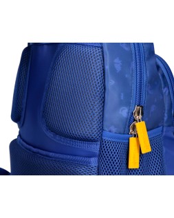 Mochila escolar liderpapel multibolsillo infantil azul dino 350x110x270 mm