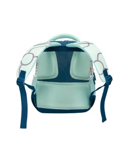 Mochila escolar liderpapel multibolsillo infantil azul cars 350x110x270 mm