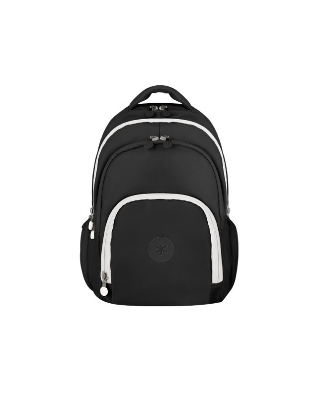 Mochila antartik fusion flex multibolsillo negro 19l 450x180x300 mm