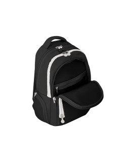 Mochila antartik fusion flex multibolsillo negro 19l 450x180x300 mm