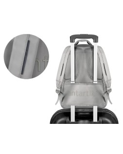 Mochila antartik fusion flex multibolsillo gris 19l 450x180x300 mm