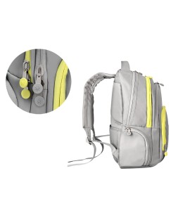 Mochila antartik fusion flex multibolsillo gris 19l 450x180x300 mm