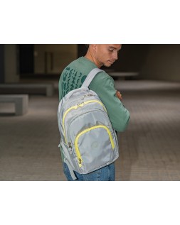 Mochila antartik fusion flex multibolsillo gris 19l 450x180x300 mm