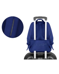 Mochila antartik fusion flex multibolsillo azul marino 19l 450x180x300 mm