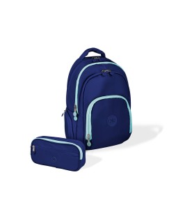 Mochila antartik fusion flex multibolsillo azul marino 19l 450x180x300 mm