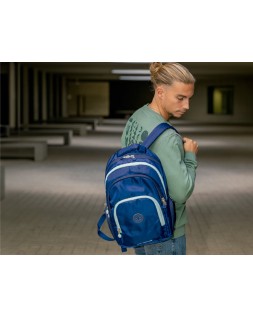 Mochila antartik fusion flex multibolsillo azul marino 19l 450x180x300 mm