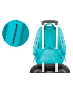 Mochila antartik fusion flex multibolsillo turquesa 19l 450x180x300 mm