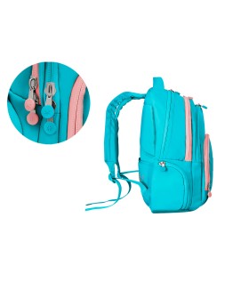 Mochila antartik fusion flex multibolsillo turquesa 19l 450x180x300 mm