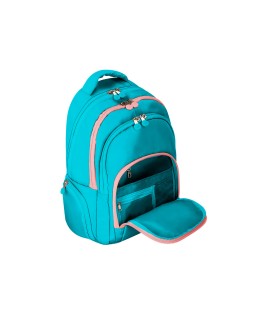 Mochila antartik fusion flex multibolsillo turquesa 19l 450x180x300 mm