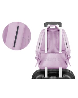 Mochila antartik fusion flex multibolsillo morado 19l 450x180x300 mm